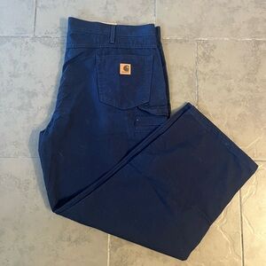 Carhartt plus sized Dark Blue Utility Pants